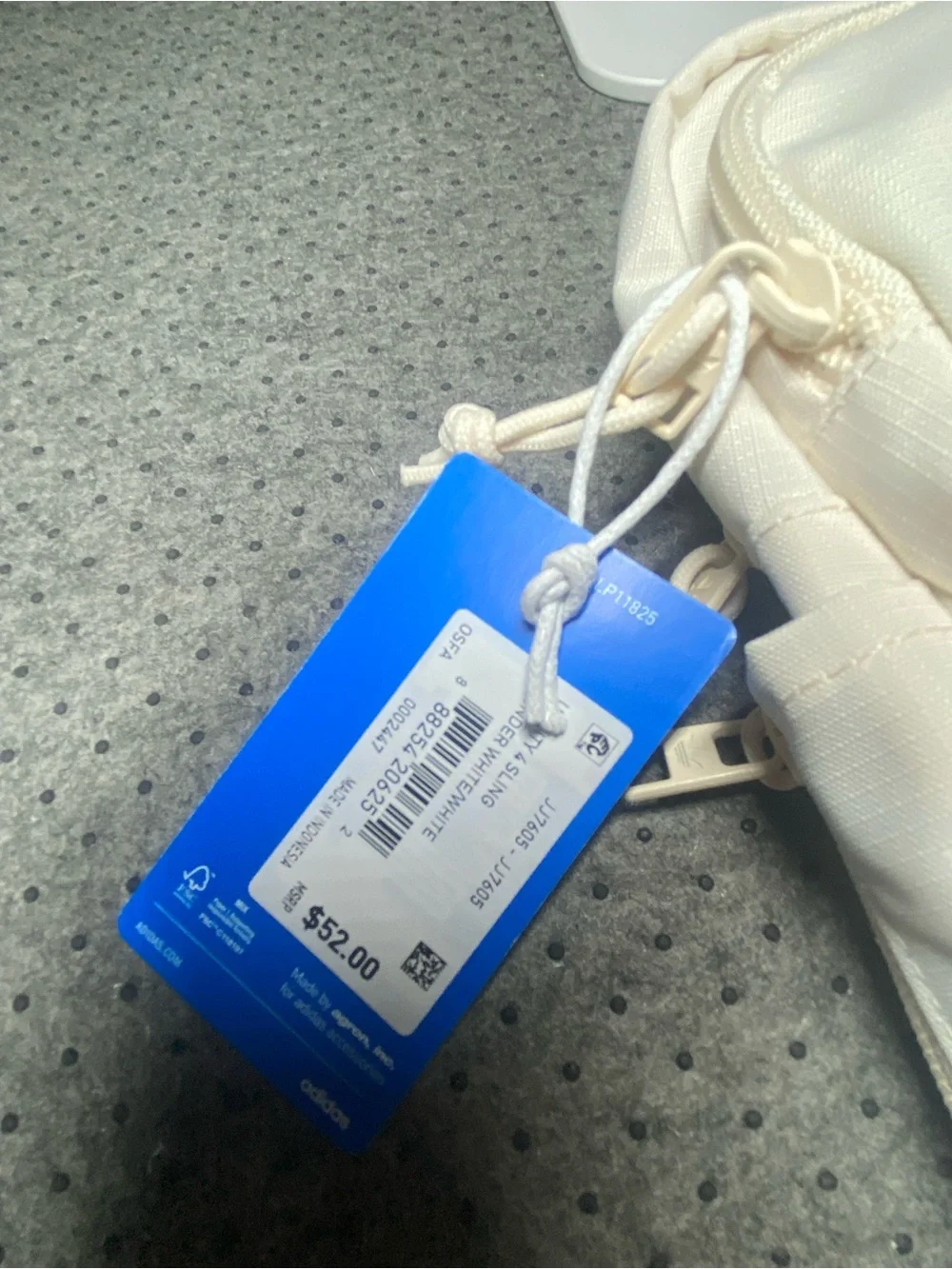 Adidas Utility 4 Sling Crossbody Bag wonder White JJ7605 Strap Adj. outdoors NWT
